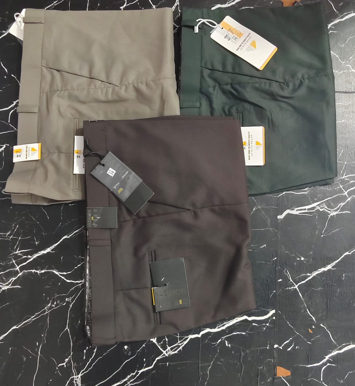 3 Combo Premium Formal Pants for Men – Trendy Colors
